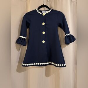 Kids  Navy Blue Beri Dress